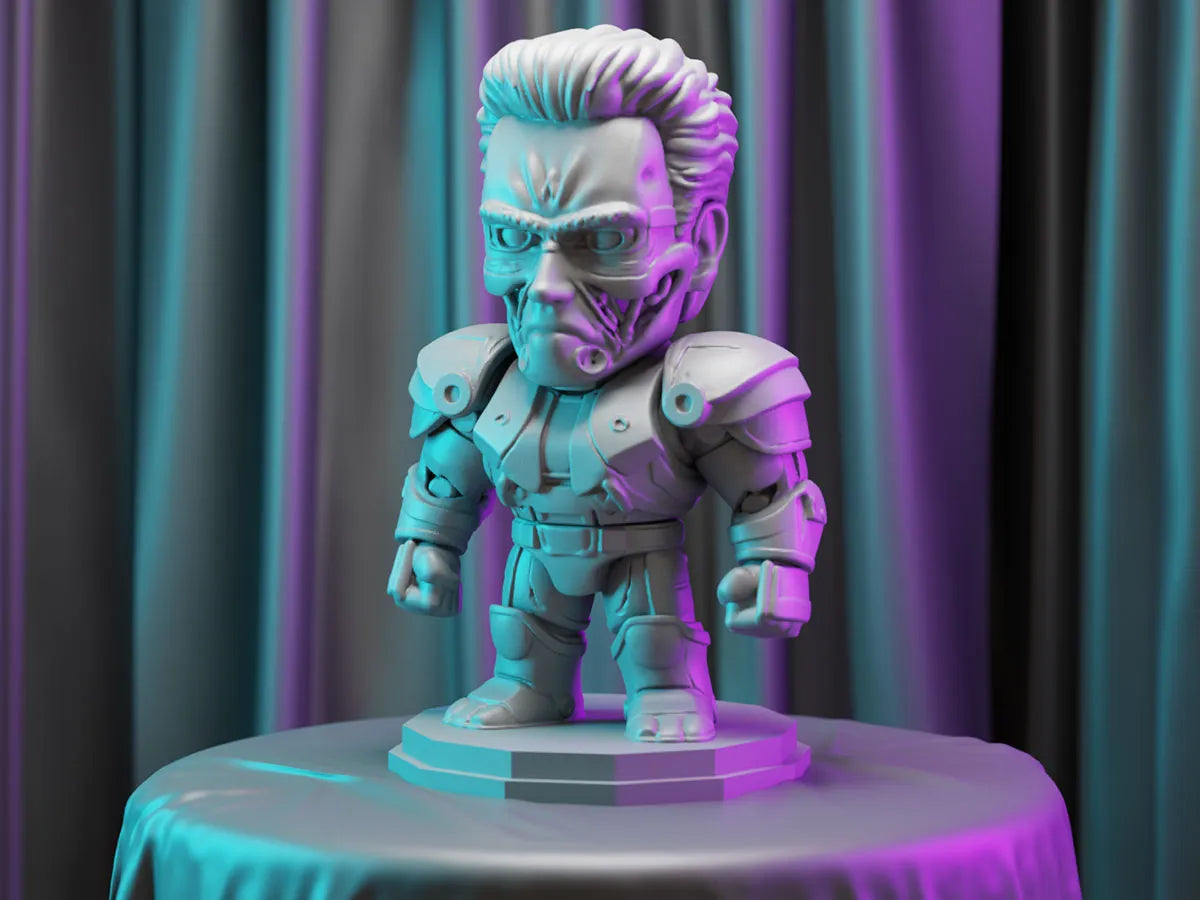 La figurine chibi (blindée) inspirée de Terminator - Geek Print
