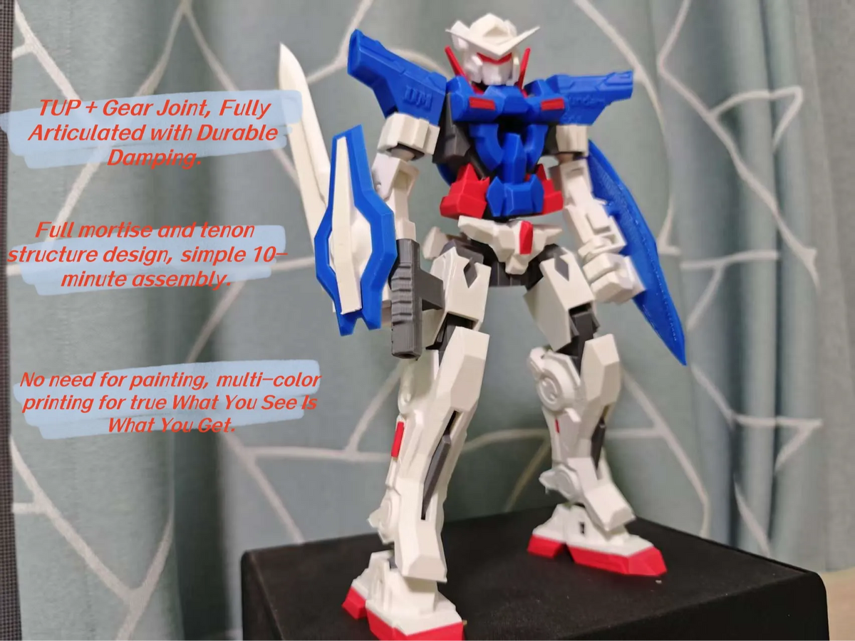 Gundam Exia - Gundam 00 - Figurine Print