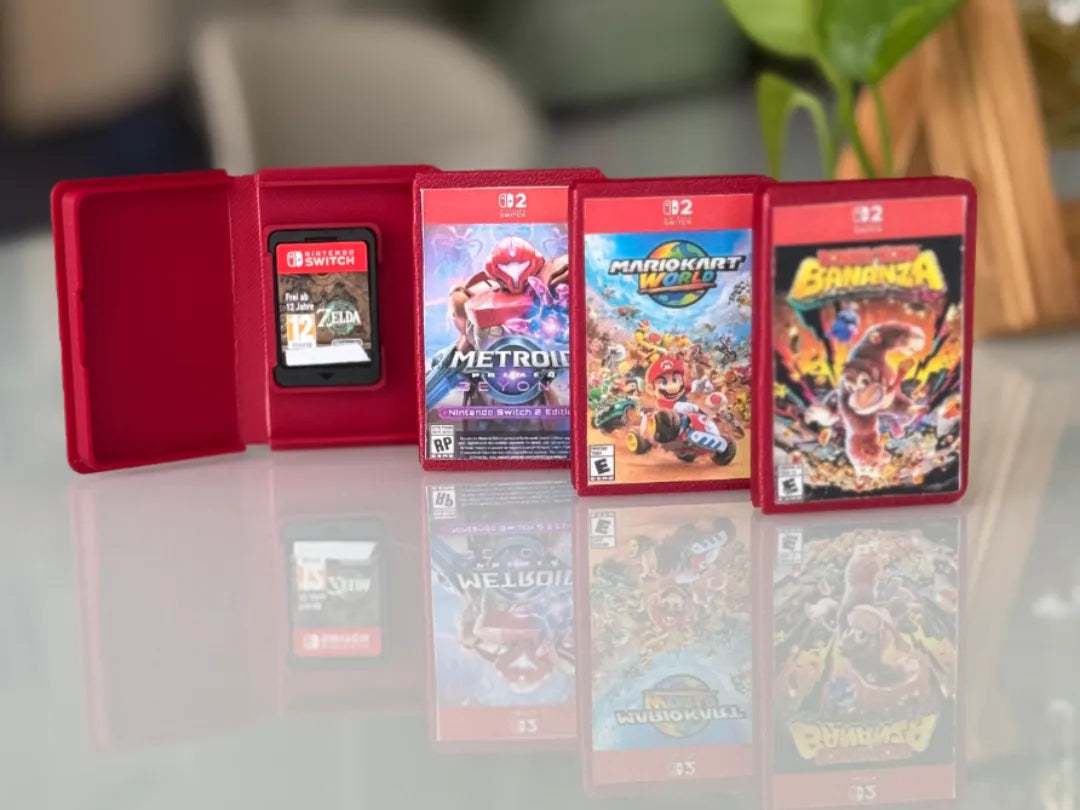 Étui mini-jeux Nintendo Switch 1 & 2 - Jeux Print