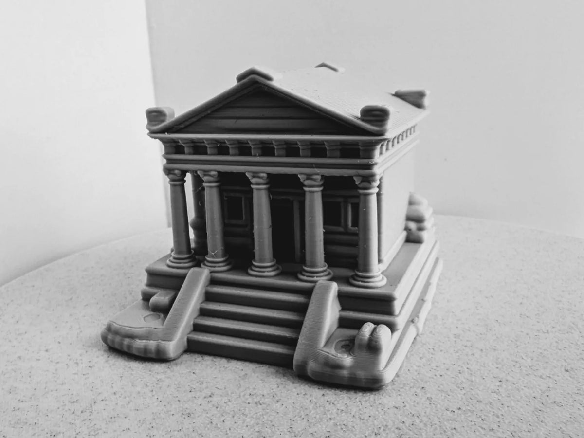 Maquette de bâtiment antique 008 - Maquette Print