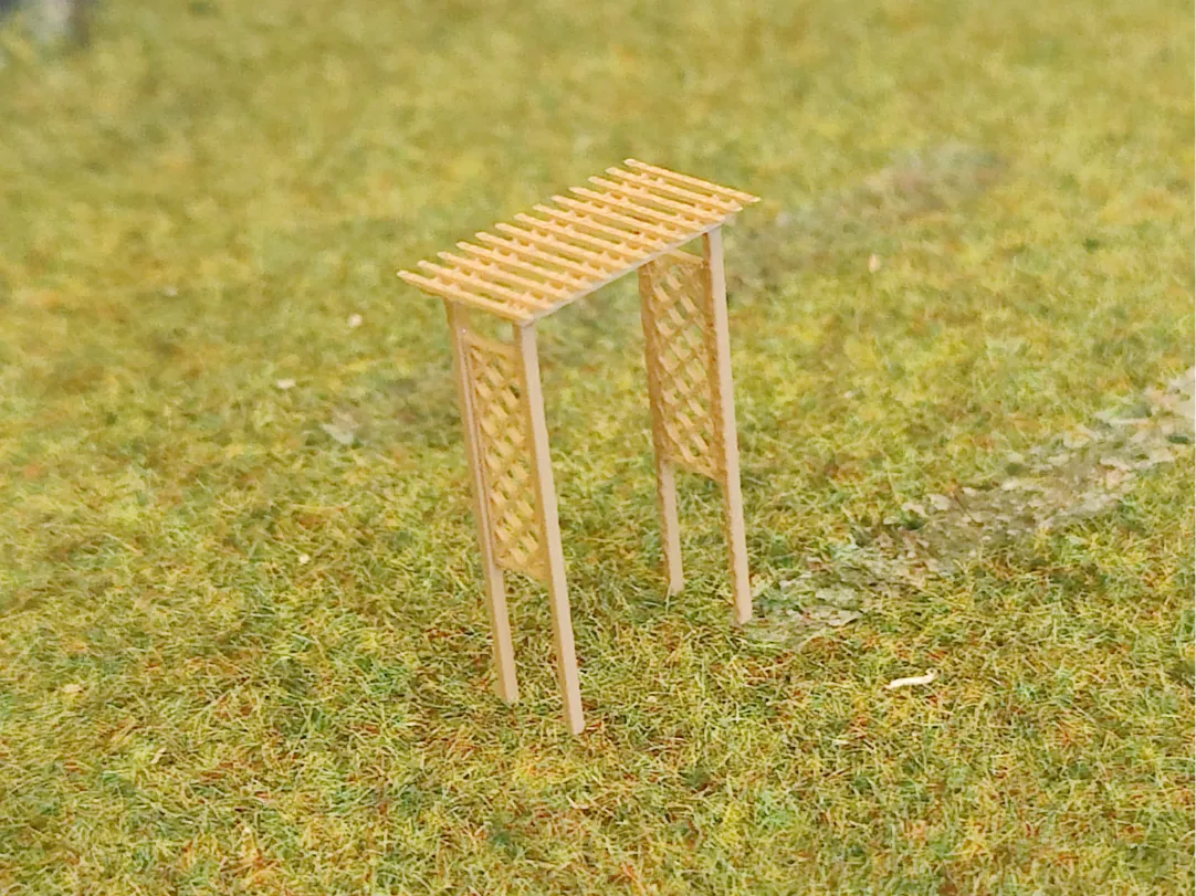 Pergola (Échelle 1:87 / Échelle HO) - Maquette Print