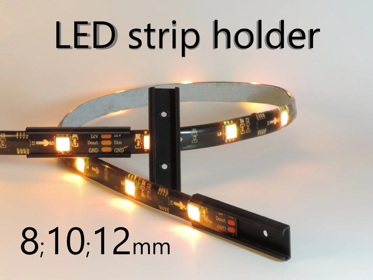 Support pour bande LED de 8 à 12 mm - Lumière Print