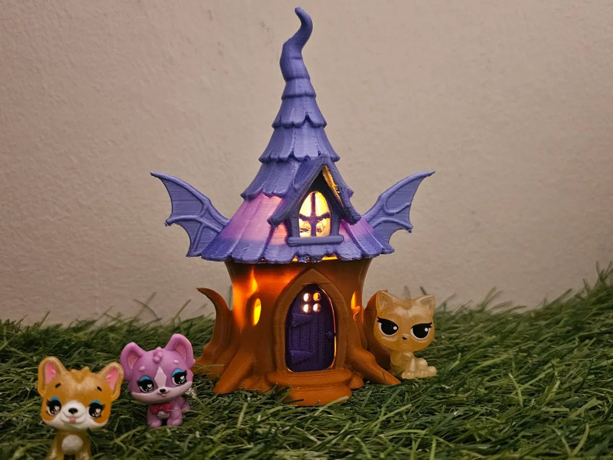 Minimaliste de la maison de fée Spooky - Maquette Print