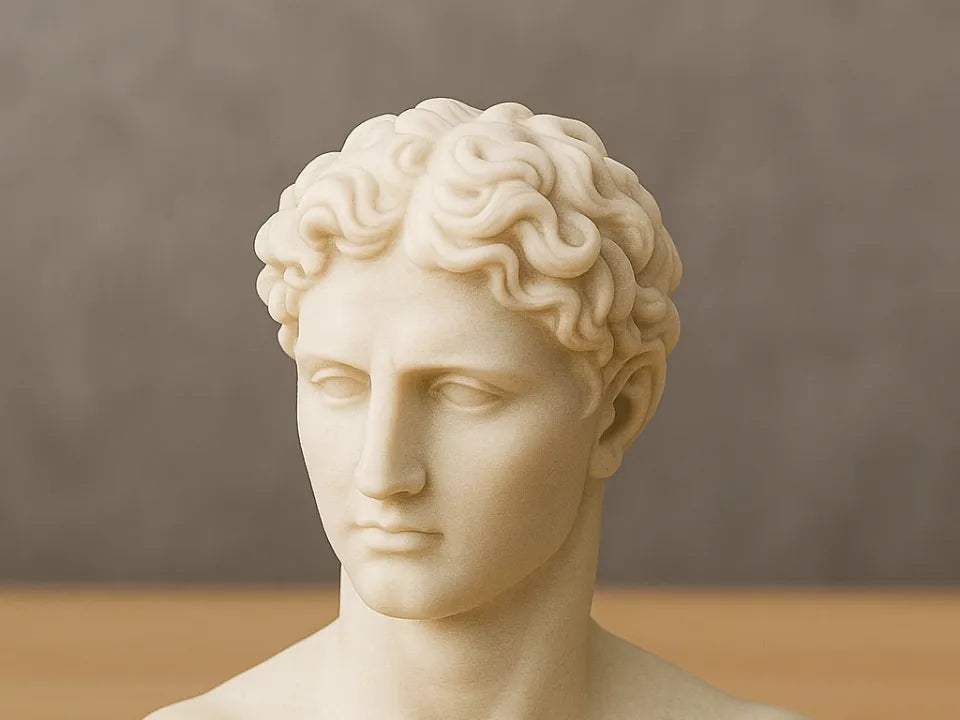 Statue d'homme grec - Art Print