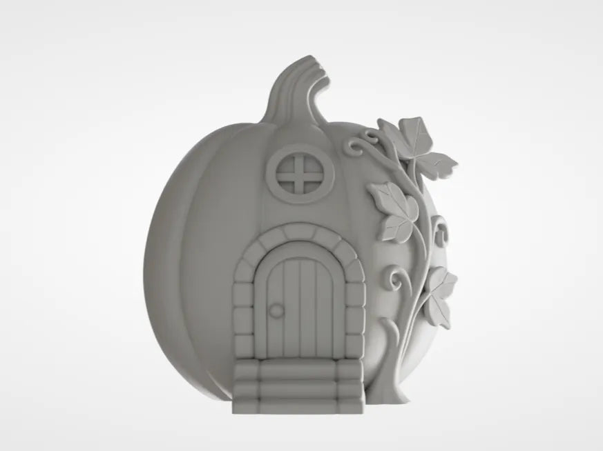 Chaumière/Maison de fée citrouille - Maquette Print