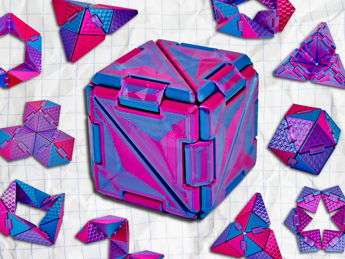 Cube origami transformable - Jeux Print