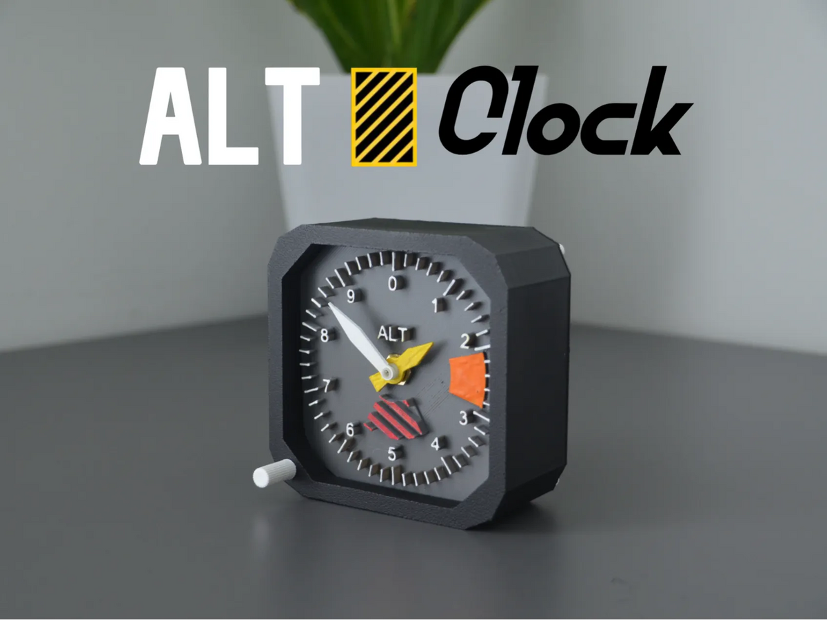 Horloge de bureau altimètre - Maison Print