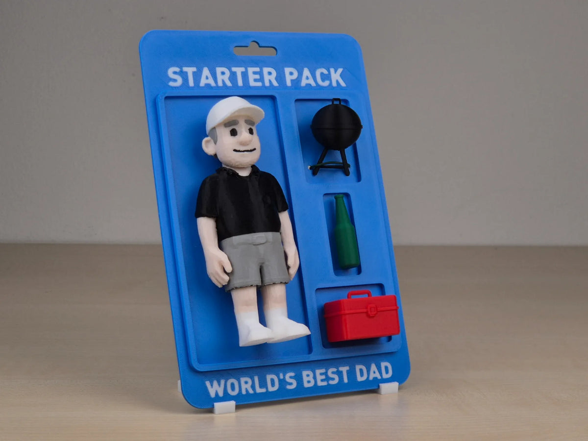 Coffret de départ pour la fête des pères - "Meilleur papa du monde" - Cadeau Print