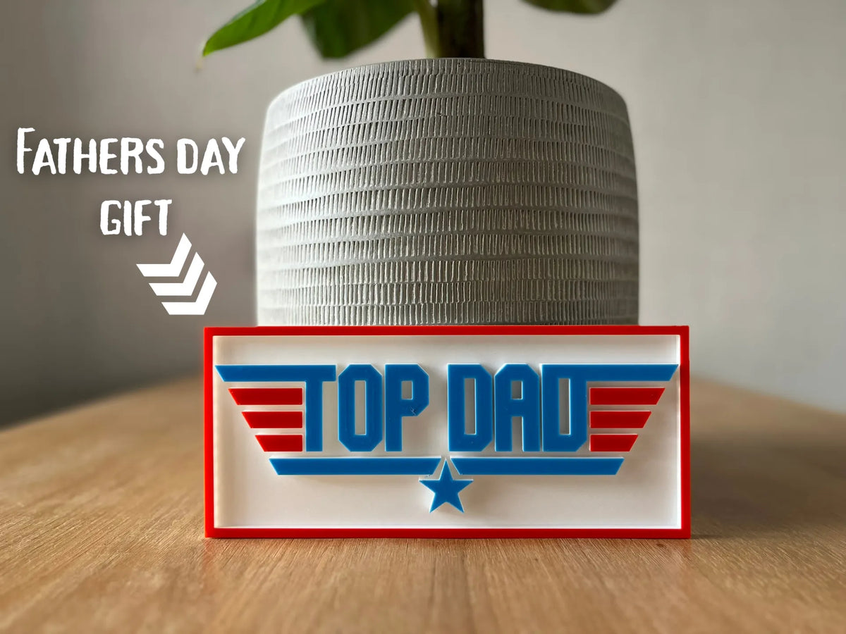 Cadeau Fête des Pères Super Papa - Cadeau Print