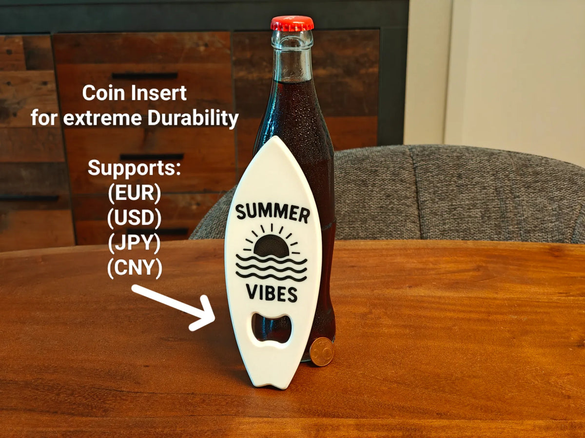 Décapsuleur SurfBoard avec insertion de pièce - Cuisine Print