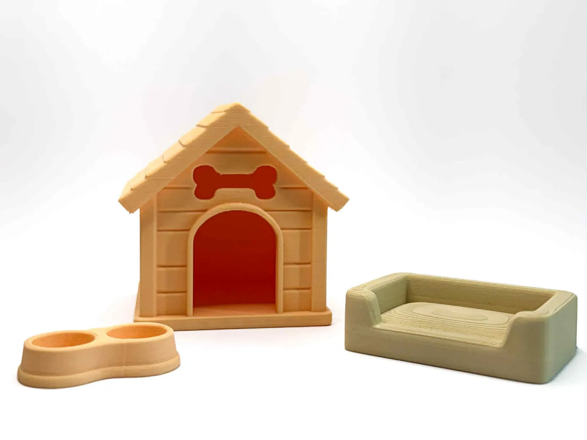 Ensemble Démarrage Doggo – Niche, Gamelle & Coussin pour Animaux de Compagnie - Pet Print