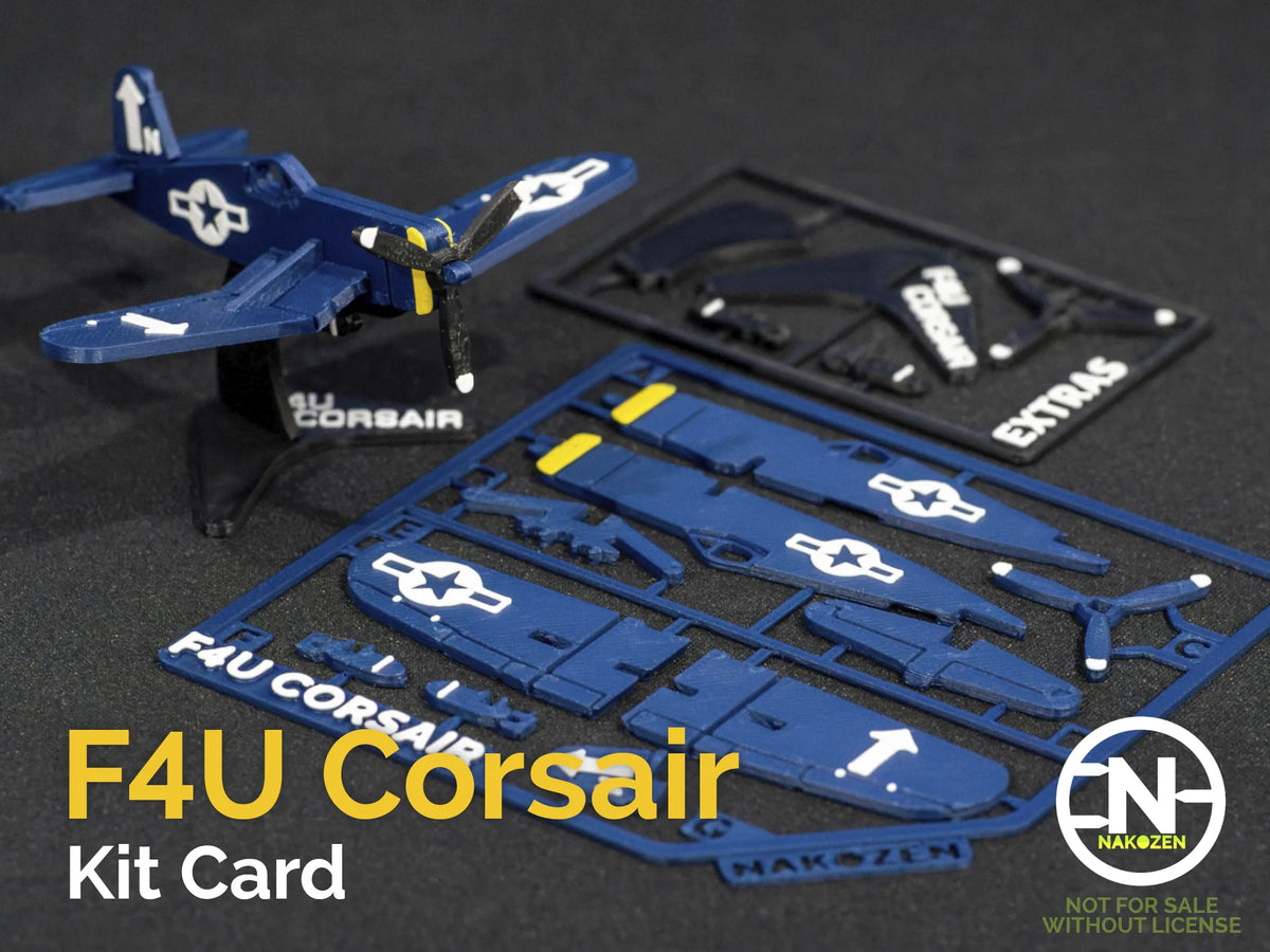 Kit Carte F4U Corsair - Maquette Print