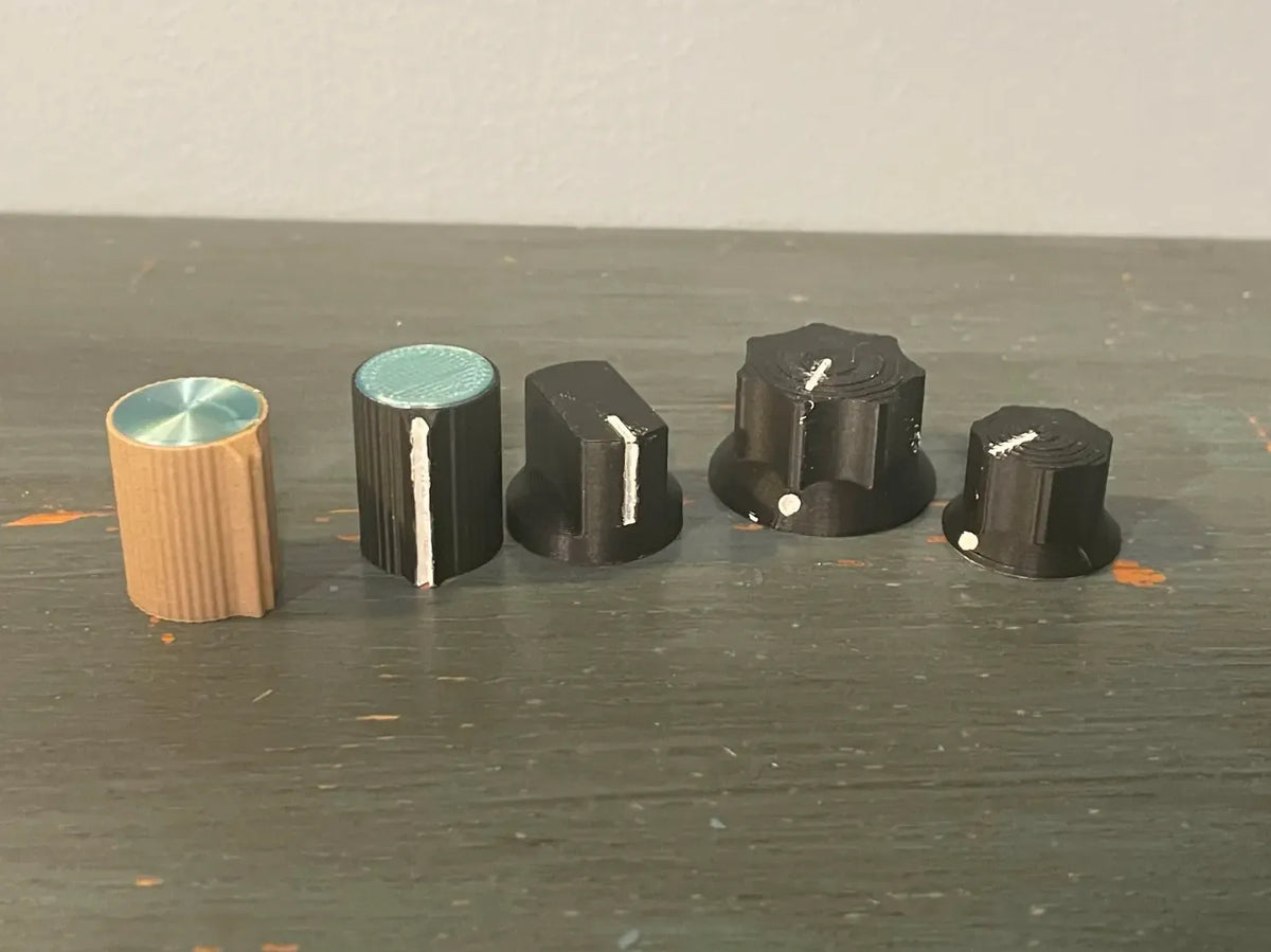Boutons de pédale de guitare - Music Print