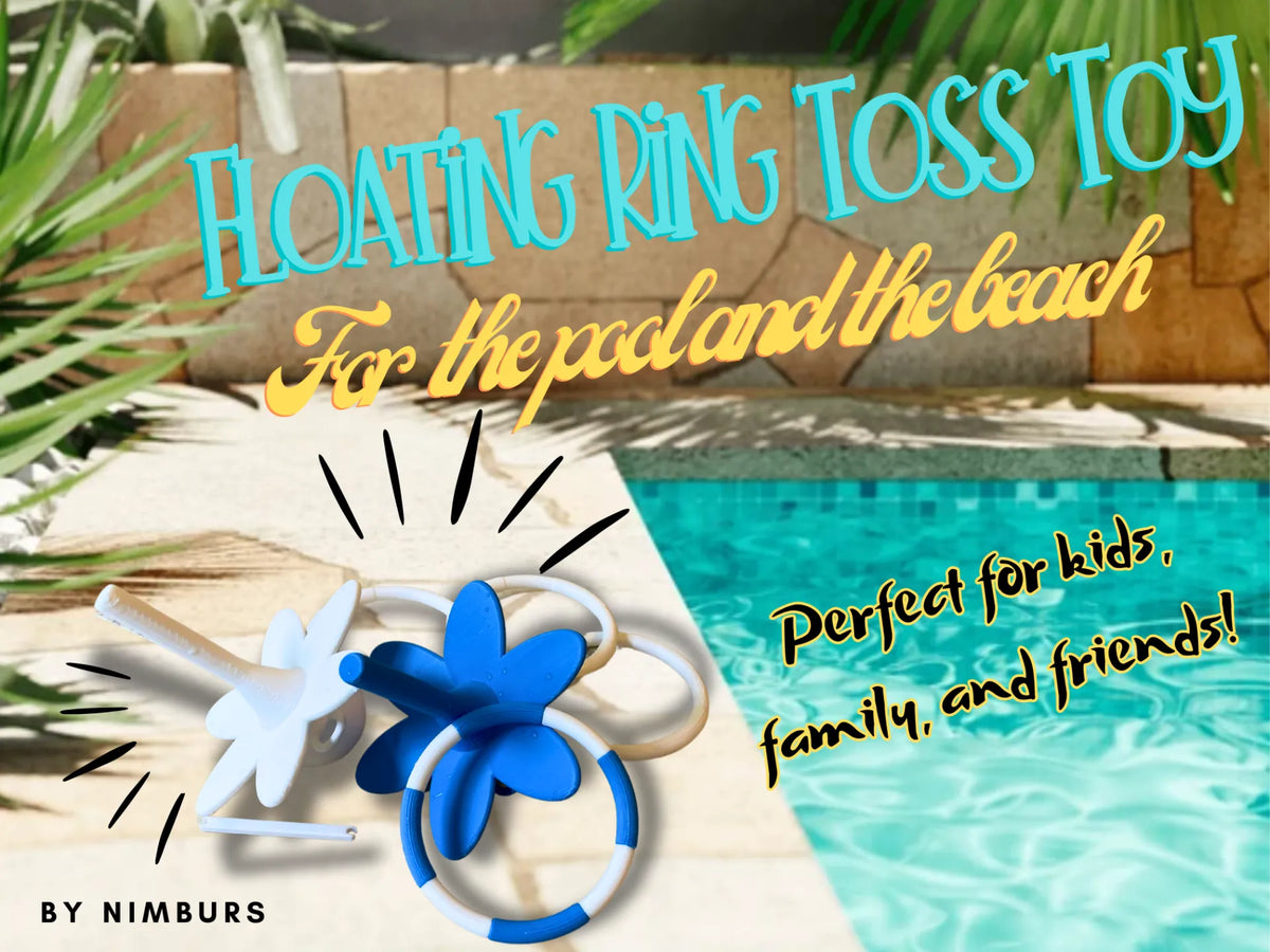Jeu de lancer d'anneaux flottants (pour piscine et bain) - Outdoor Print