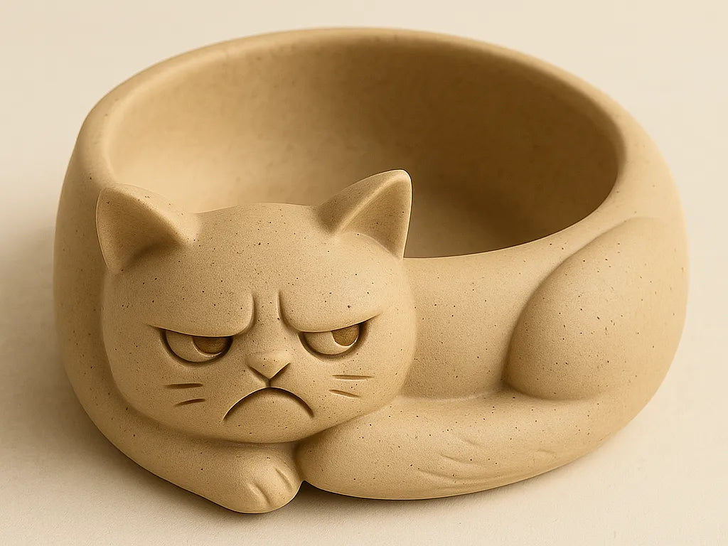 Bol et distributeur de bonbons Grumpy Cat - Fêtes Print