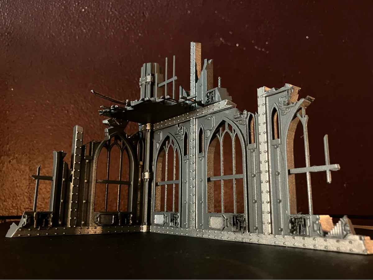 Terrain de jeu de guerre Ruine urbaine 3 - Maquette Print