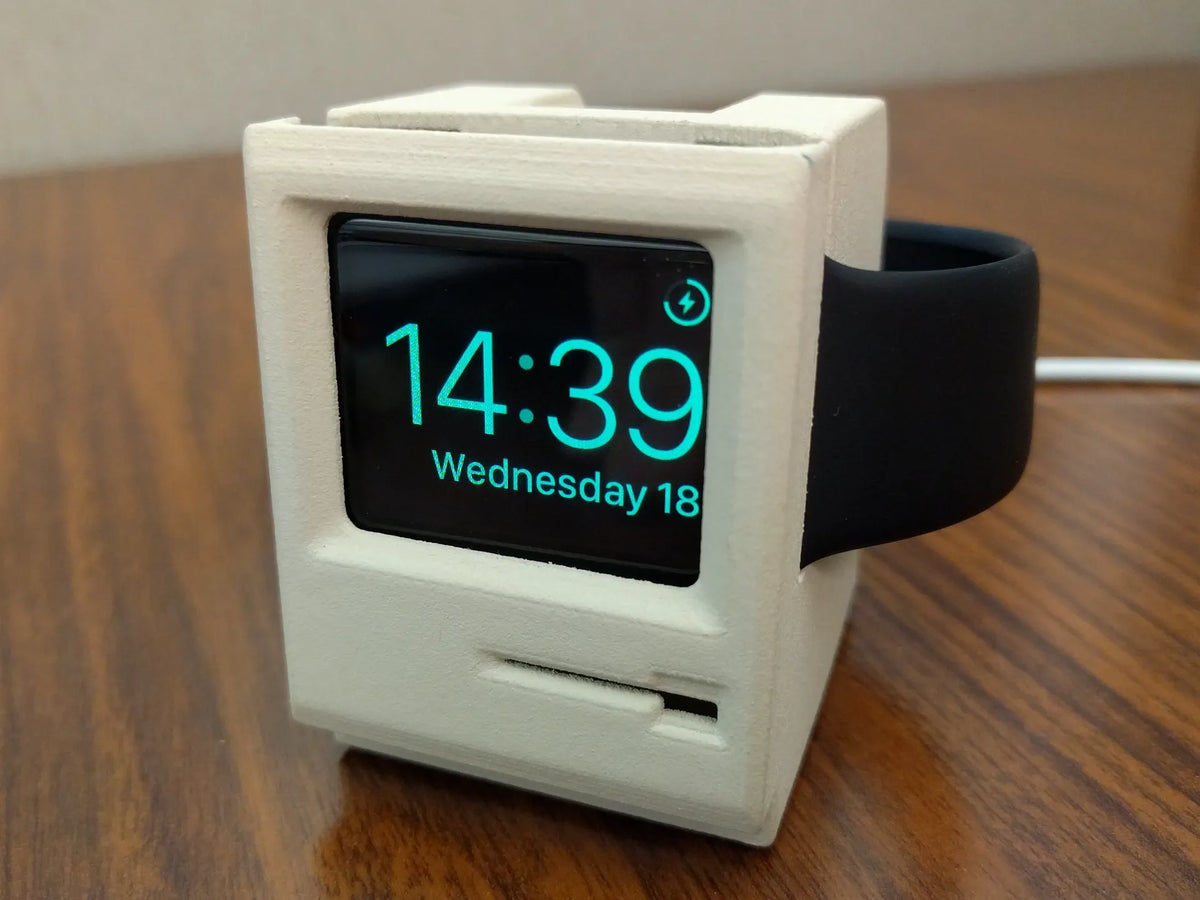 Support de charge Apple Watch style MacBook - Bijoux Print
