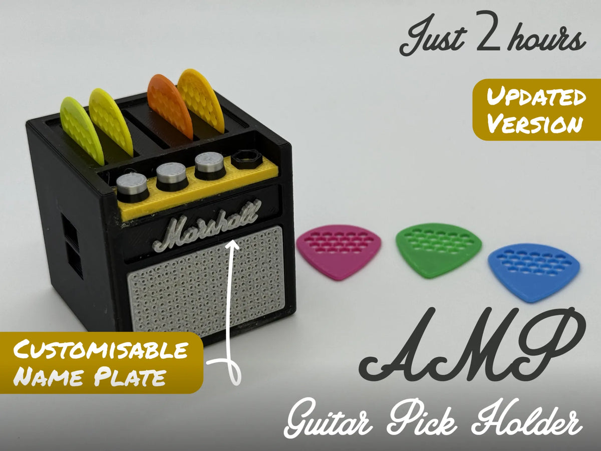 Porte-médiators de guitare - Ampli (Marshall) - Music Print