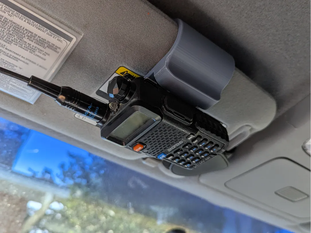 Support pare-soleil universel pour radio Baofeng - Auto Print