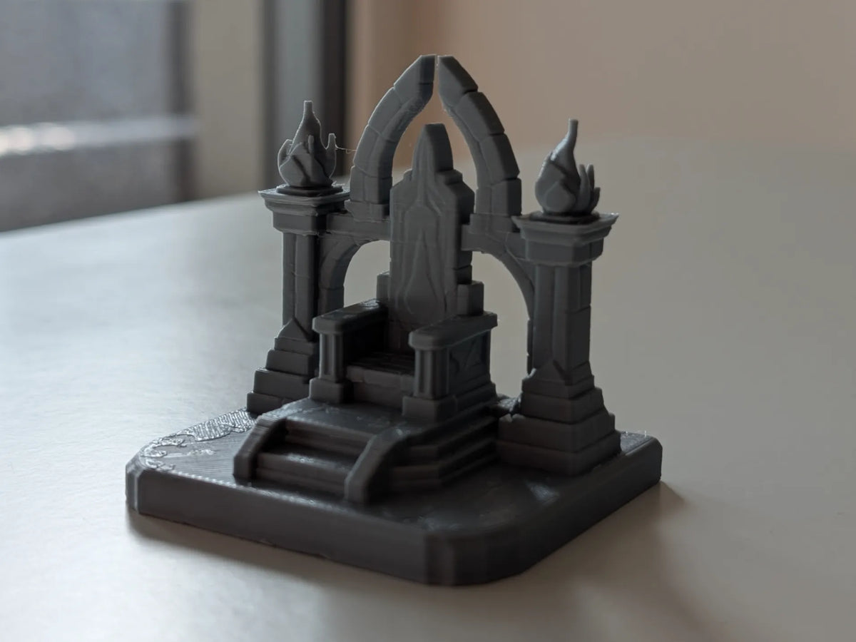Trône de jeu de rôle sur table type Donjons et Dragons - Geek Print