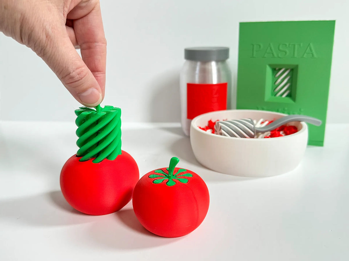 Ensemble de jeu de pâtes : jouet fidget Tomate Twist - Jardin Print