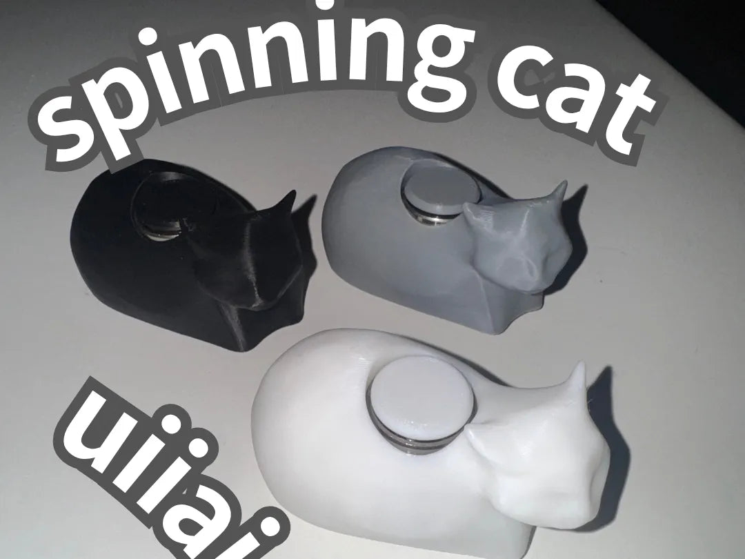 Chat mème qui tourne, fidget spinner - Jeux Print