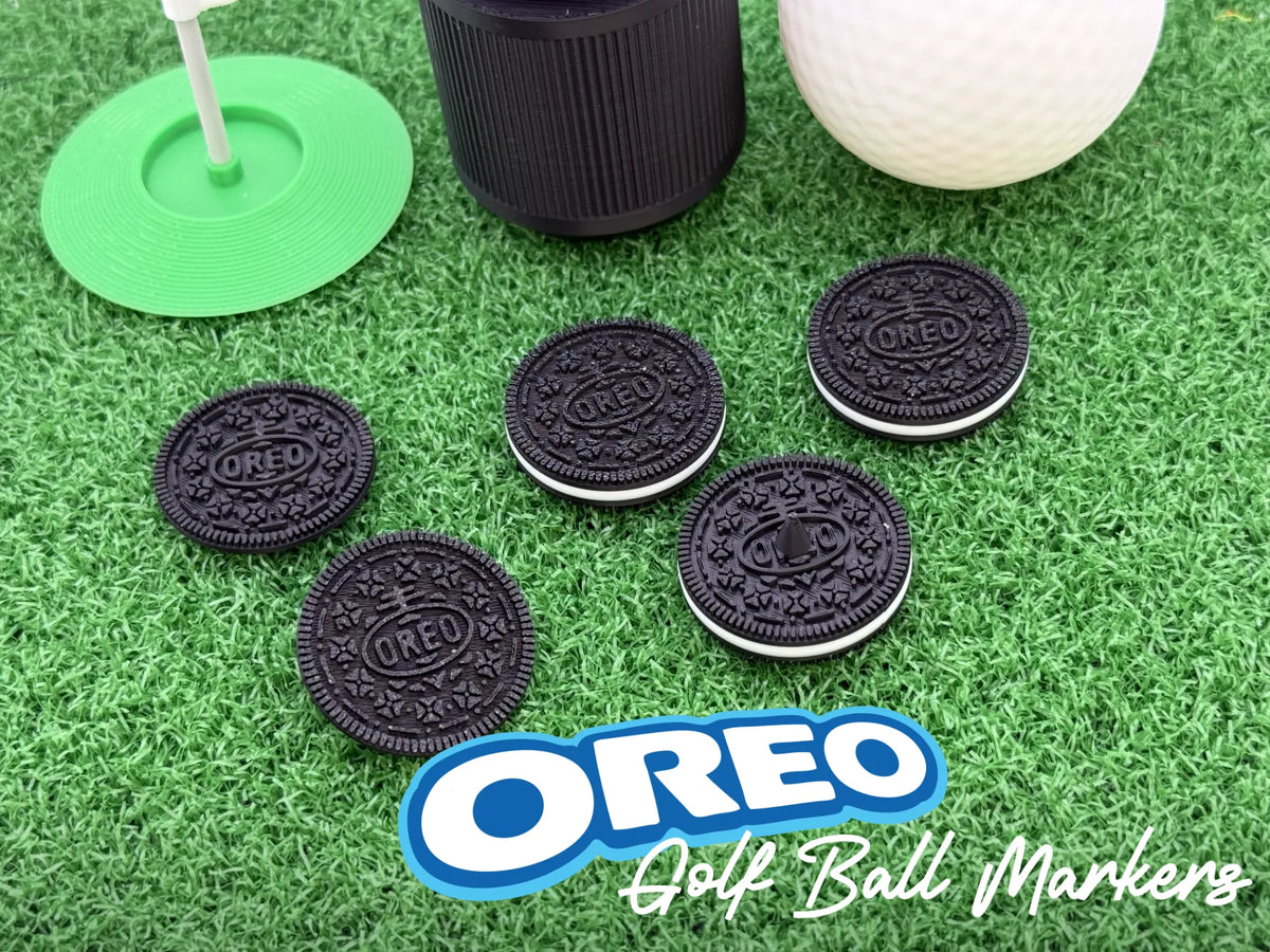 Marqueurs de balles de golf en forme de biscuit Oreo - Sport Print