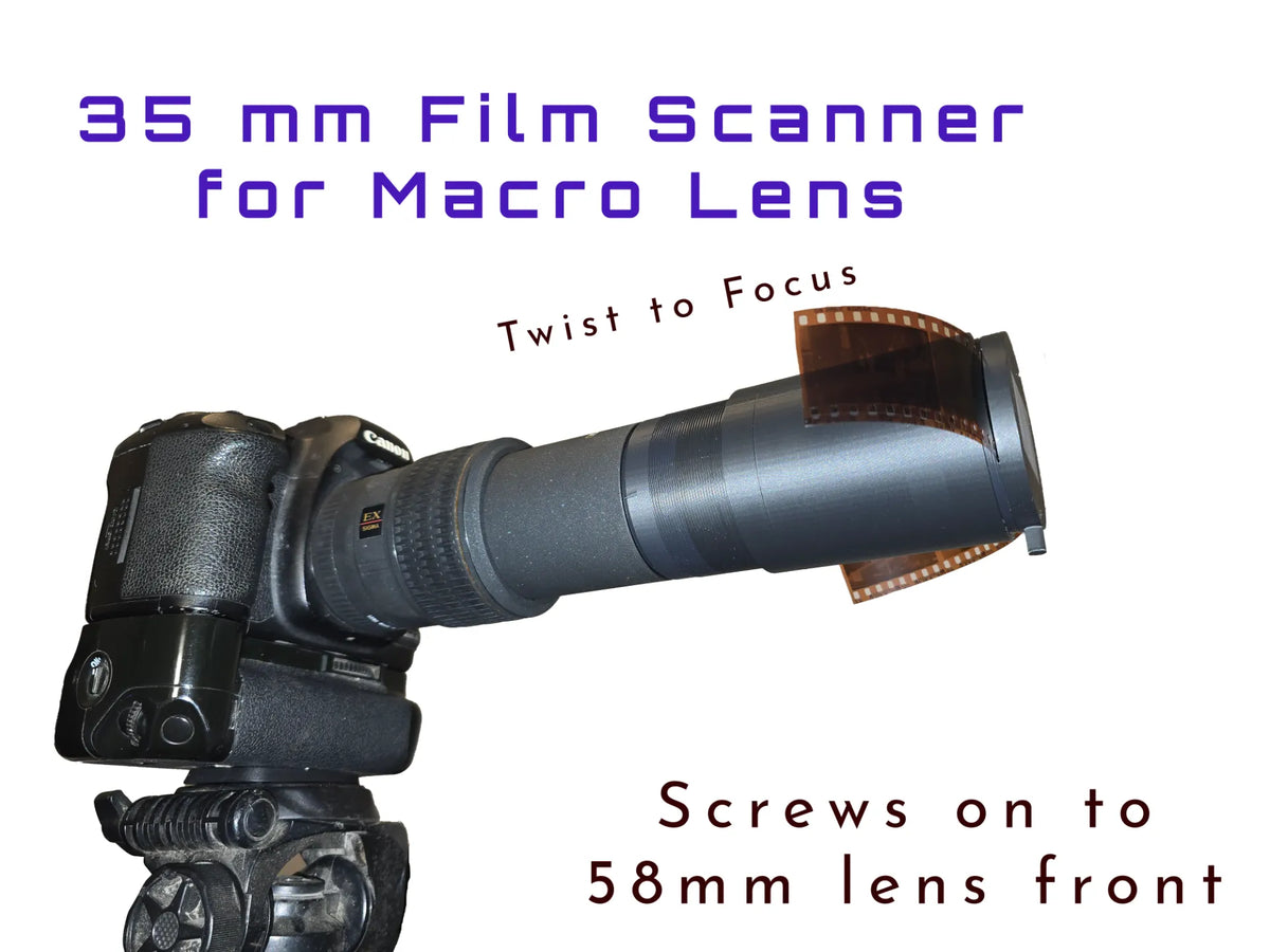 Scanner de film pour objectif macro avec diffuseur de lumière - Lumière Print