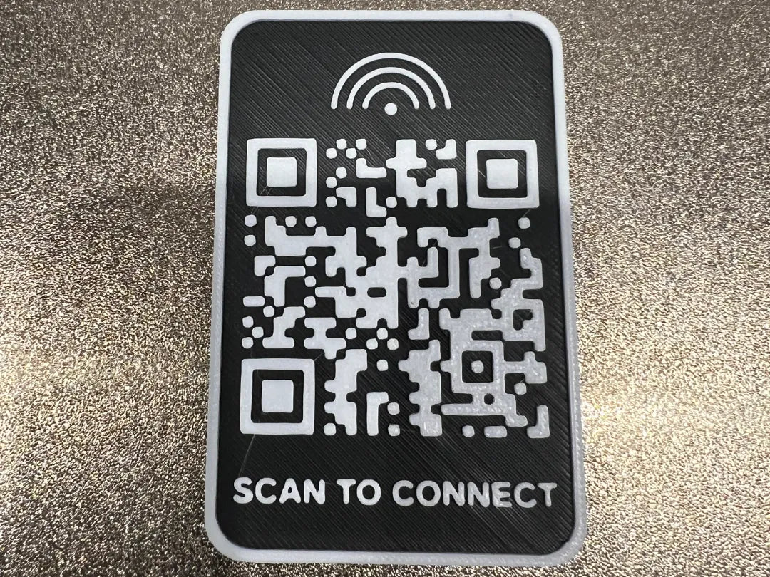 Générateur de panneau de code QR WiFi – Facile à personnaliser - NFC Print