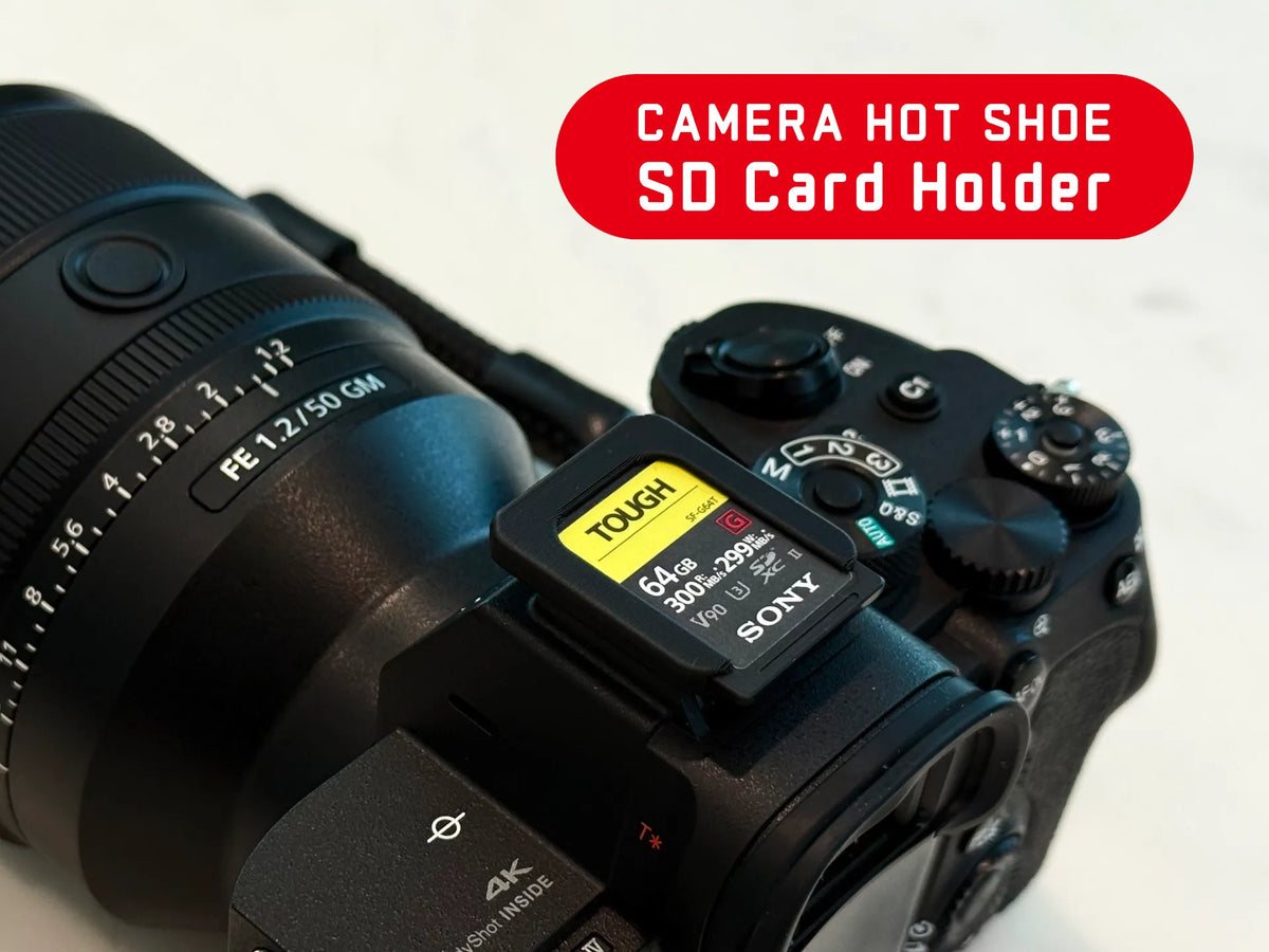 Support pour cartes SD sur griffe porte-flash - Tech Print