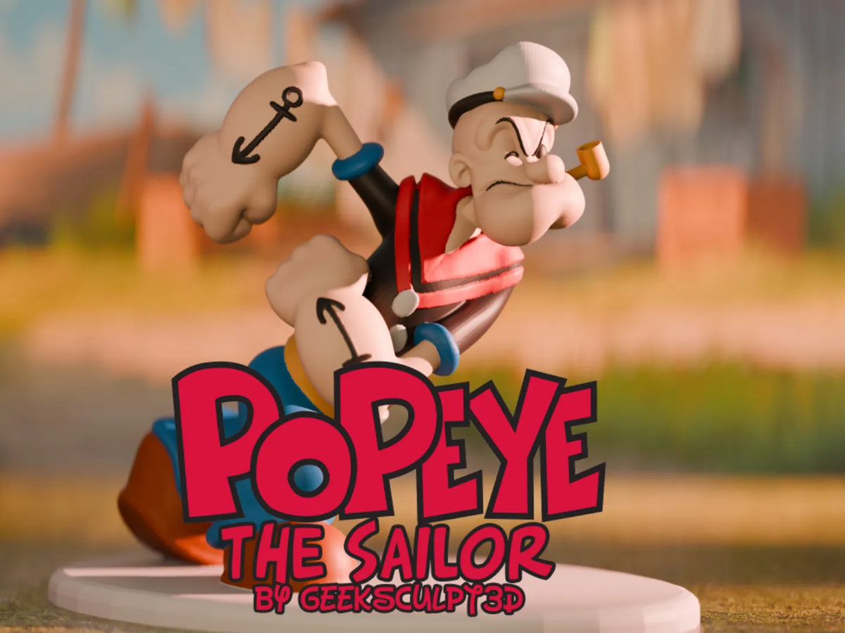 Figurine Popeye le Marin – Modèle Cartoon - Figurine Print