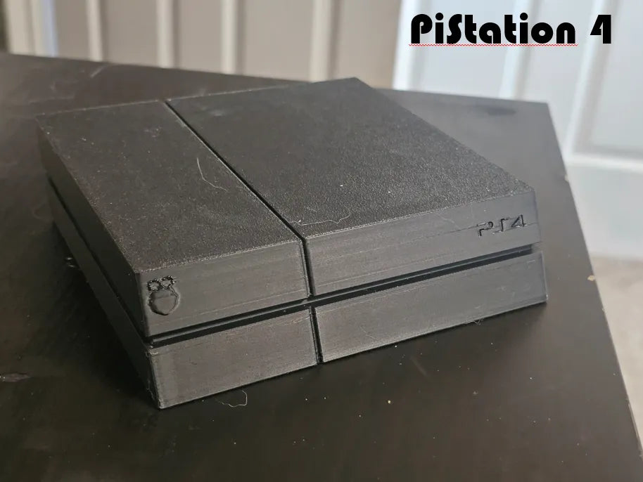 PiStation 4 – Boîtier Raspberry Pi 3b, 4, 5 sur le thème PS4 - Bureau Print