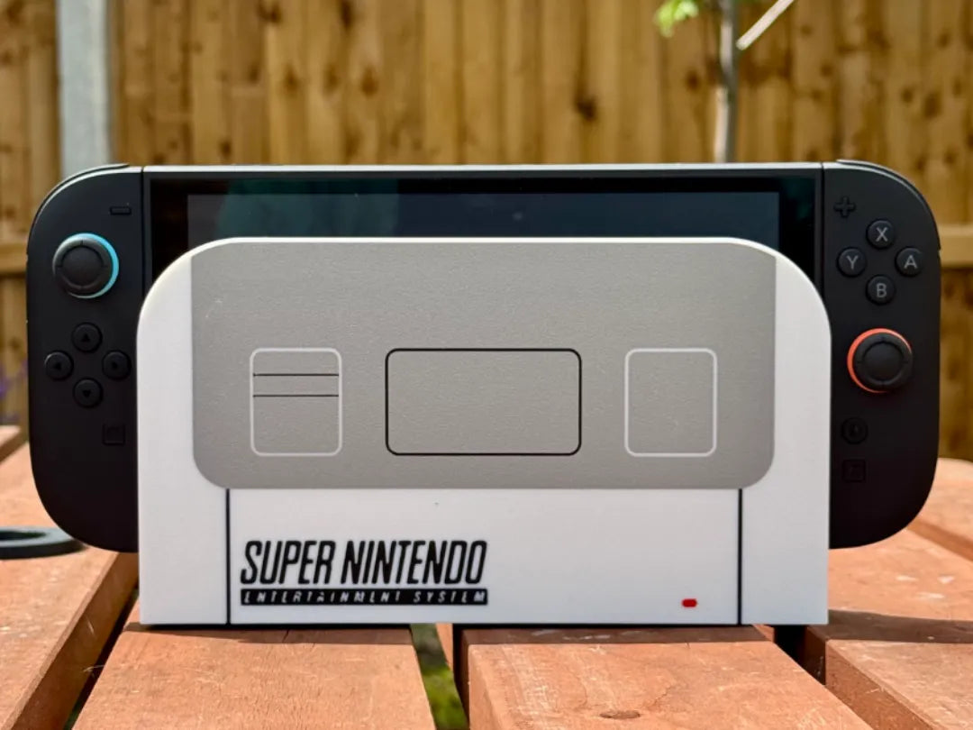 Façade de dock Nintendo Switch 2 SNES (deux styles) - Tech Print
