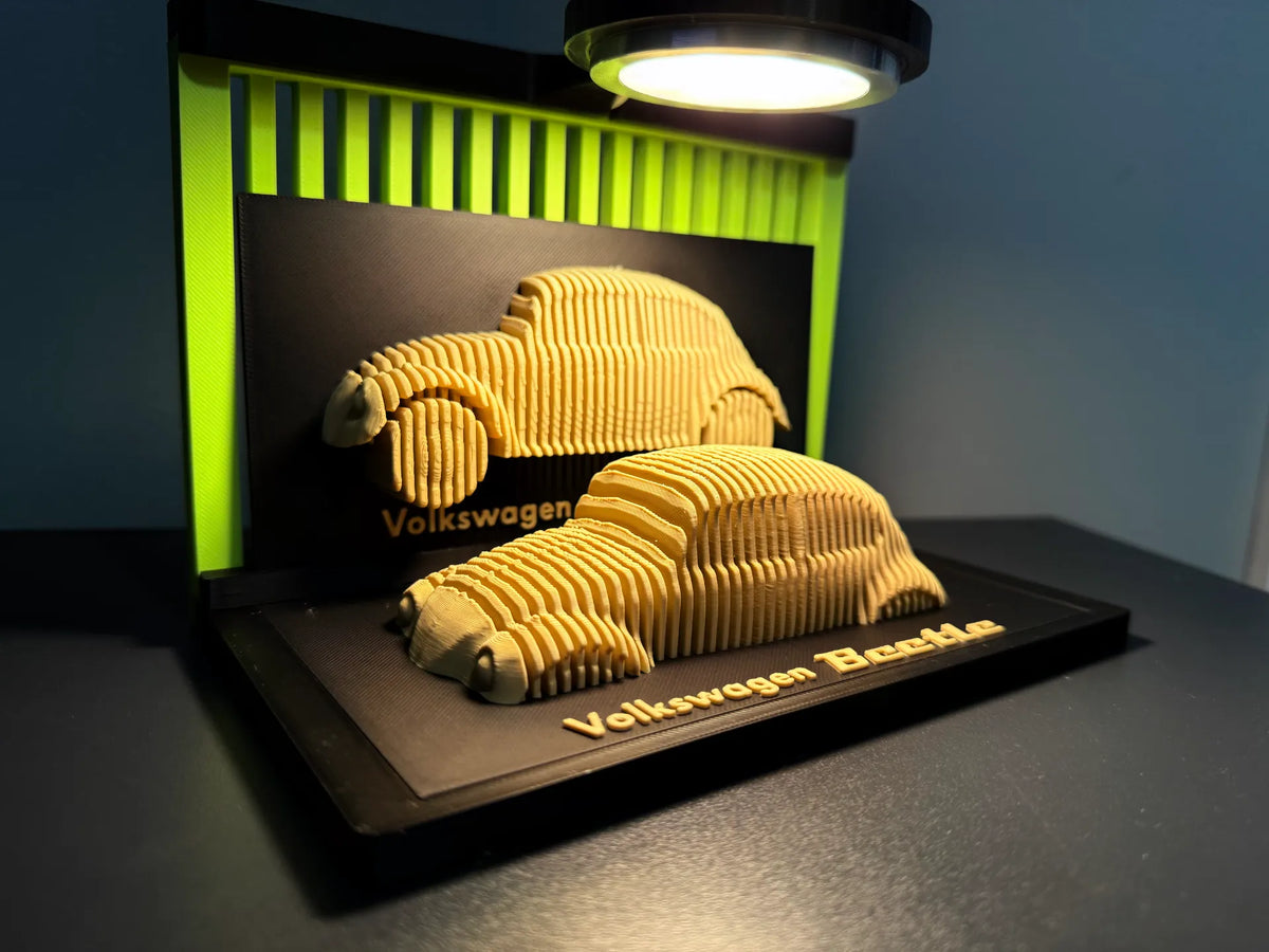 Modèle de voiture Volkswagen Coccinelle - superposé - Auto Print