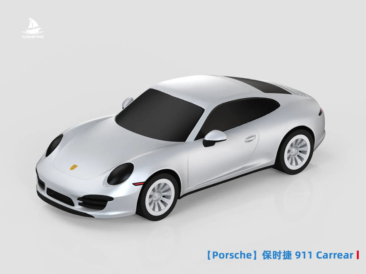 Porsche 911 Carrera 4S Supercar haute performance à transmission intégrale polyvalente Assemblage/Roues mobiles - Auto Print