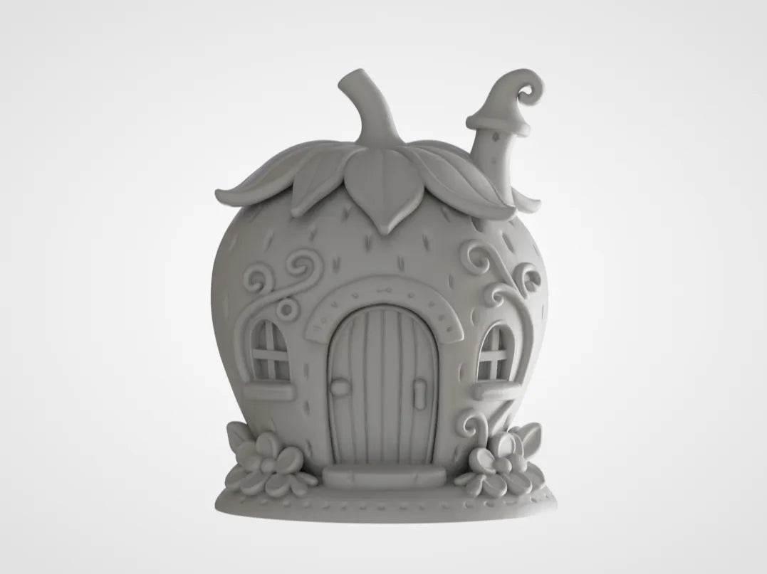 Le Bungalow aux Baies - Maison de Fée Fraise - Maquette Print
