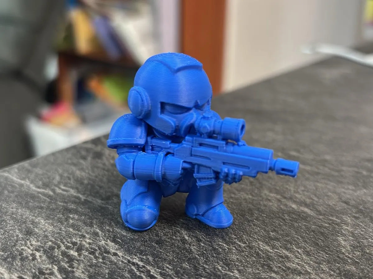 Space Marine tireur d'élite - Figurine Print