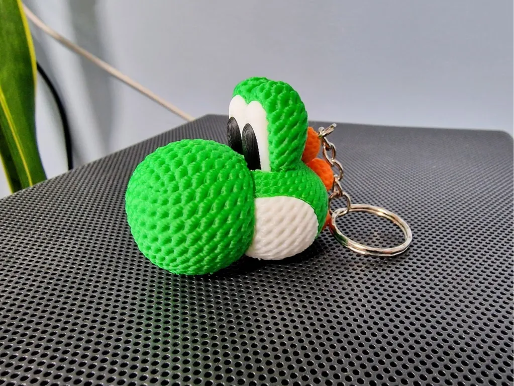Porte-clés Yoshi au crochet - Cadeau Print
