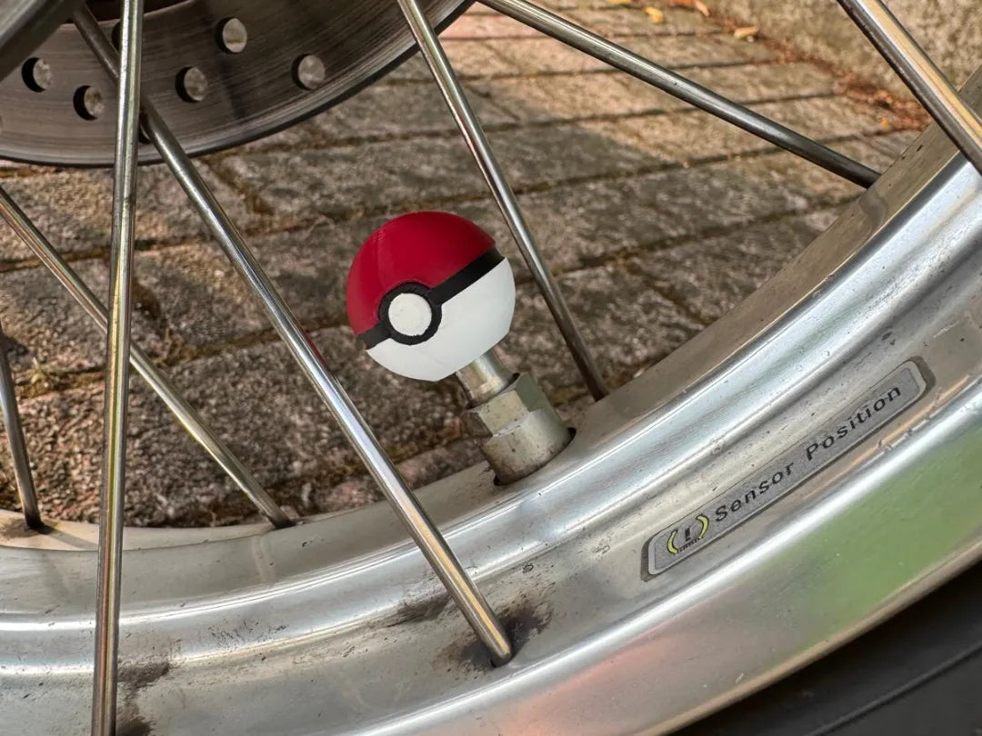 Capuchon de valve de pneu Poké Ball - Auto Print