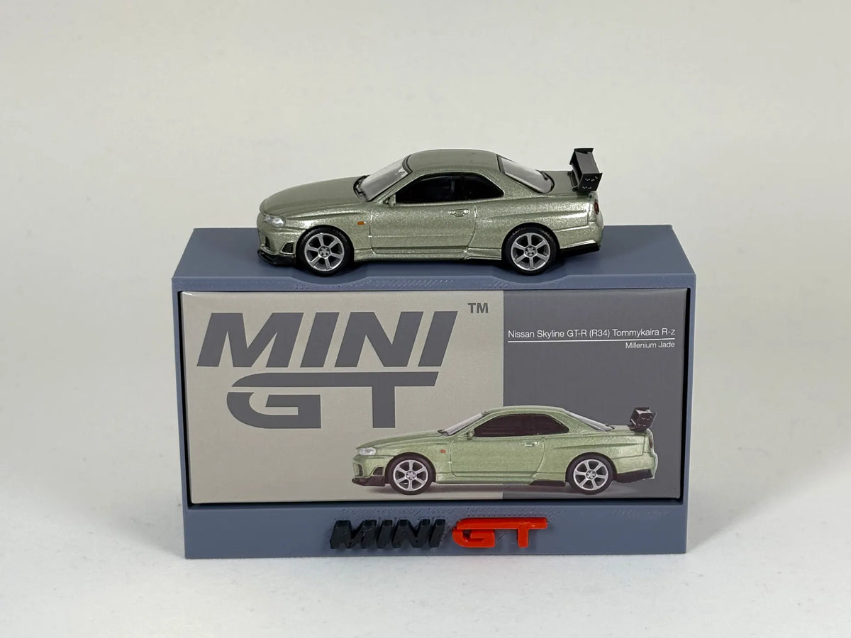 Présentoir et support pour boîte MiniGT 1/64 (boîte standard) - Auto Print