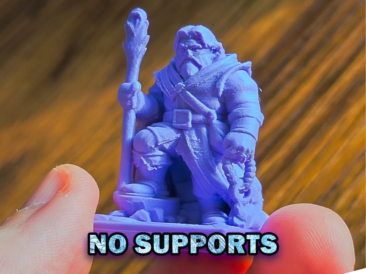 Sorcier sans support avec bâton en verre - Miniature JdR - Cosplay Print