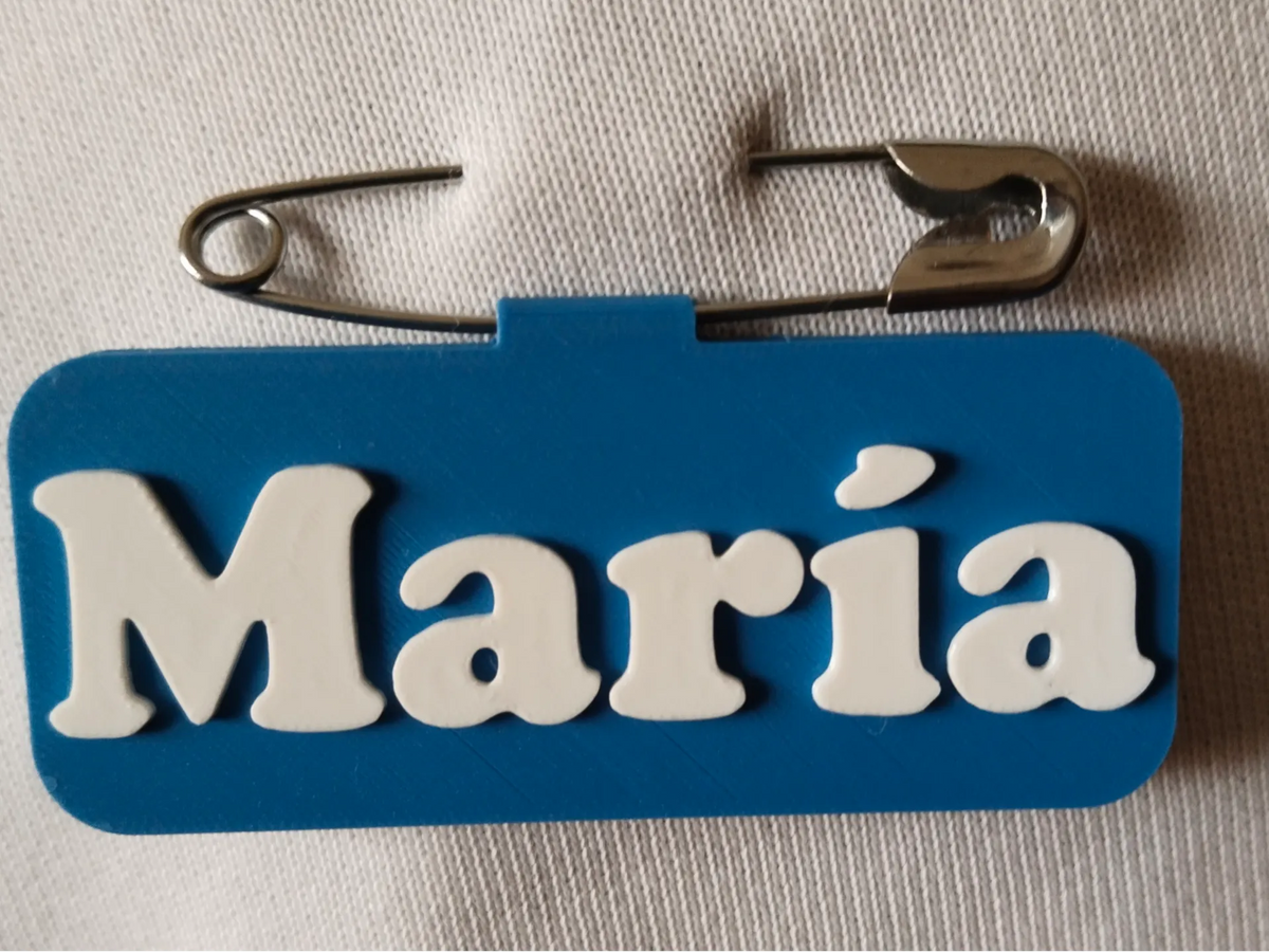 Plaque à Nom Personnalisable pour Vêtements - Bébé Print