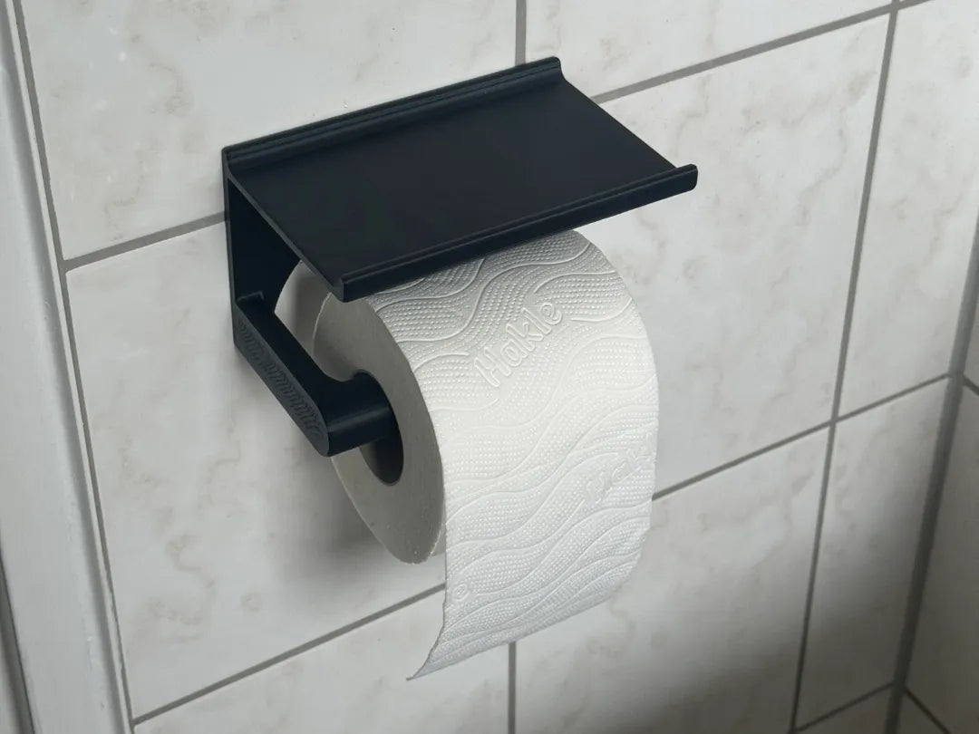 Porte-papier toilette avec emplacement pour téléphone – modèle 2 - Maison Print