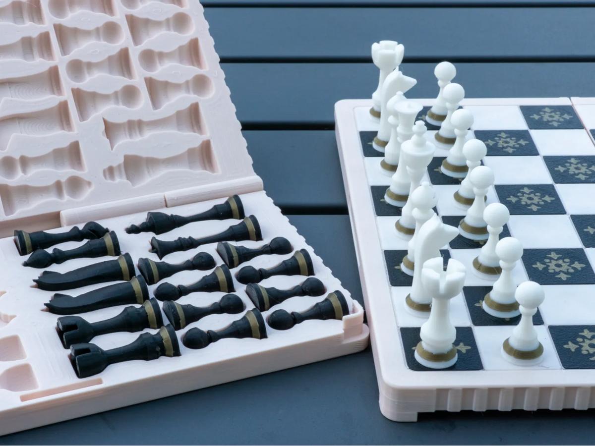 Kit de voyage aux échecs designé - Jeux Print