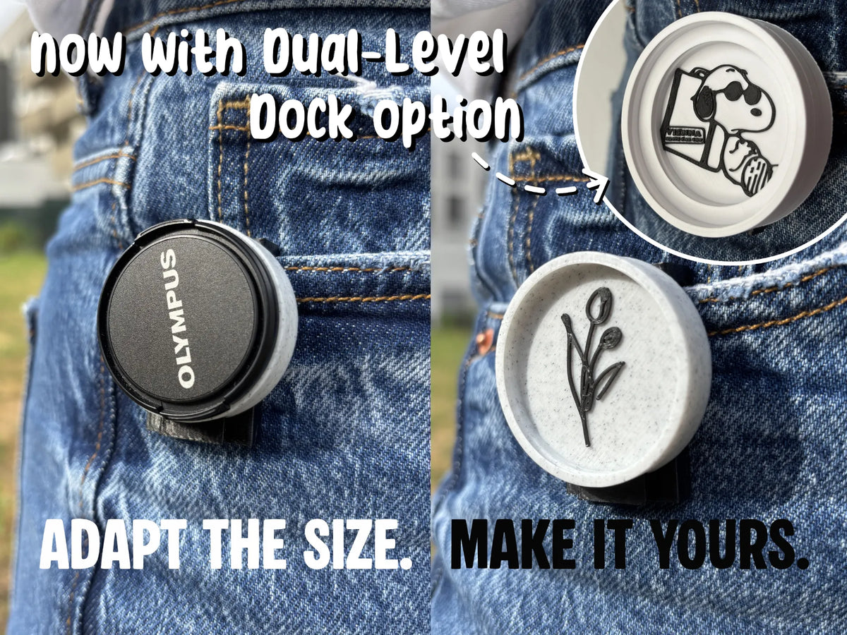 CapIt! - Porte-objectif personnalisable - Tech Print
