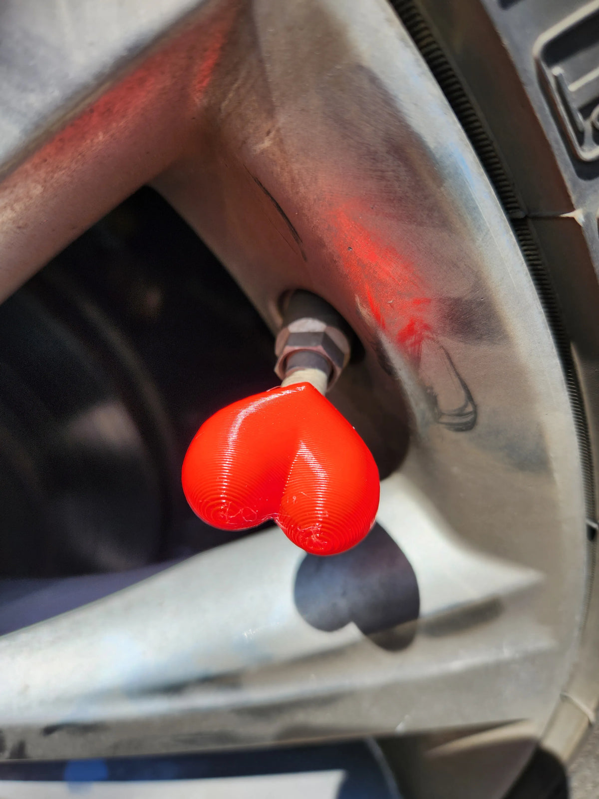 Cache-valve en forme de cœur - Auto Print