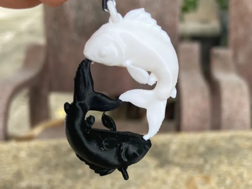 Pendentif Carpe Yin Yang - Art Print