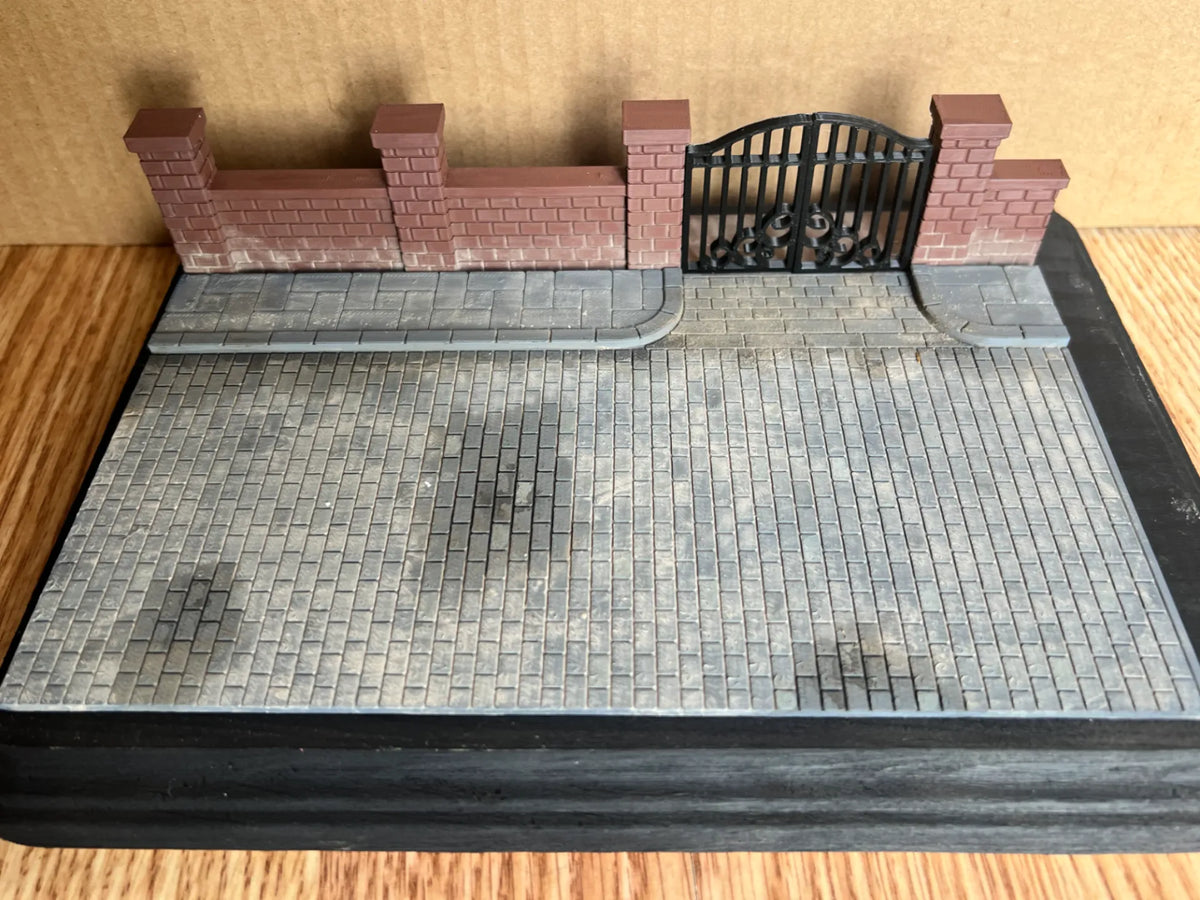 Diorama - 1/35 - Rue et Clôture - Maquette Print