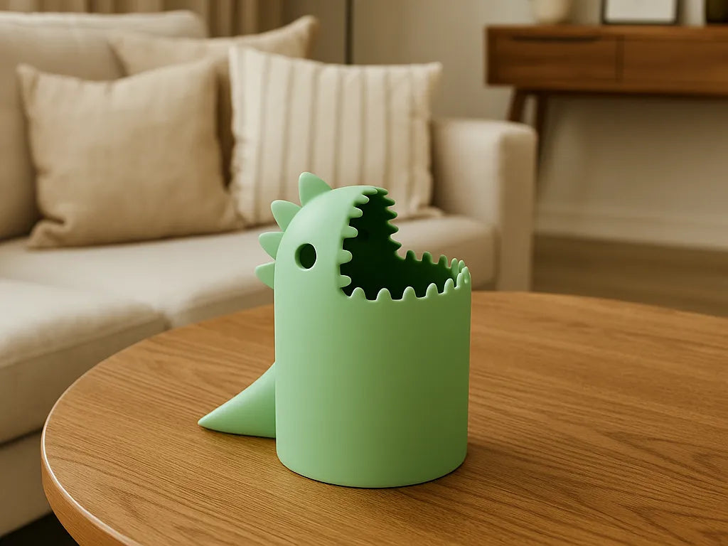 Poubelle dinosaure - Maquette Print
