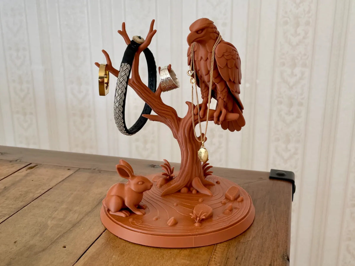 Arbre à bijoux - Aigle et Lapin - Bijoux Print